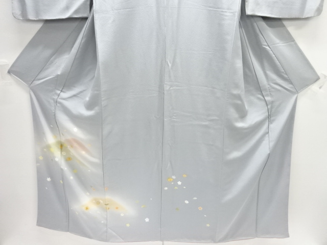  作家物　菊楓模様刺繍訪問着